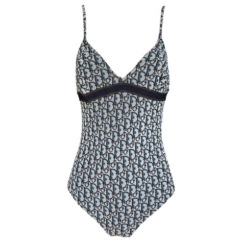 dior oblique one piece swimsuit.